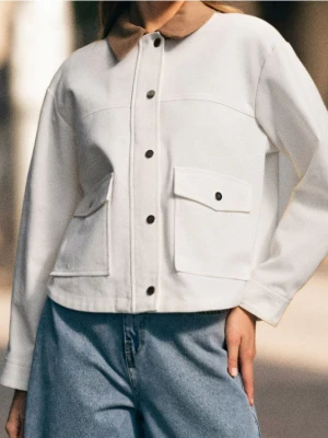 Sinsay - Kurtka koszulowa - kremowy