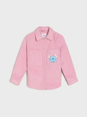 Sinsay - Kurtka koszulowa Lilo & Stitch - różowy
