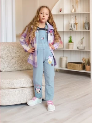 Sinsay - Kurtka koszulowa z Myszką Minnie - fioletowy