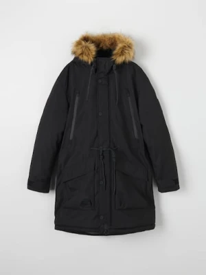 Sinsay - Kurtka parka - czarny