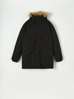 Sinsay - Kurtka parka - czarny