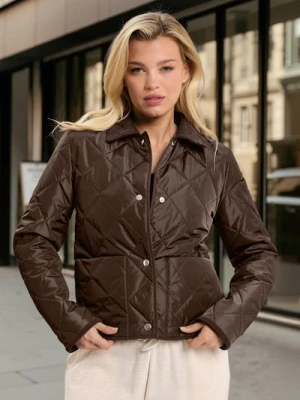 Sinsay - Kurtka pikowana - brązowy
