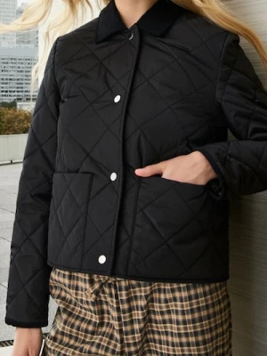 Sinsay - Kurtka pikowana - czarny