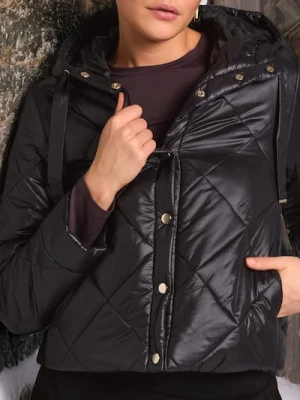 Sinsay - Kurtka pikowana - czarny