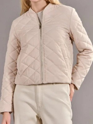 Sinsay - Kurtka pikowana - kremowy