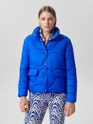 Sinsay - Kurtka pikowana - niebieski