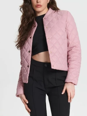 Sinsay - Kurtka pikowana - różowy