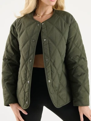 Sinsay - Kurtka pikowana - zielony