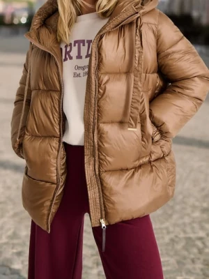 Sinsay - Kurtka puchowa - brązowy