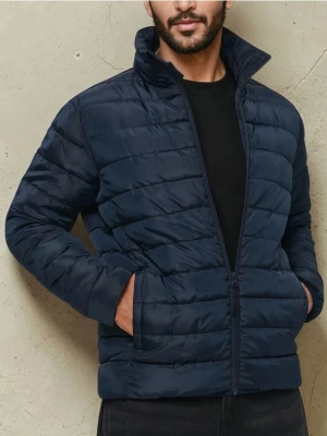 Sinsay - Kurtka puffer - granatowy