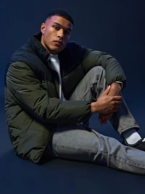 Sinsay - Kurtka puffer - khaki