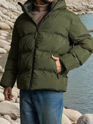 Sinsay - Kurtka puffer - khaki