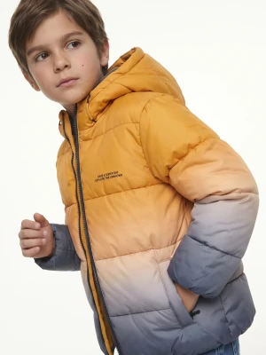 Sinsay - Kurtka puffer ombre z odblaskowymi elementami - wielobarwny