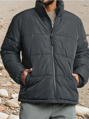 Sinsay - Kurtka puffer - szary
