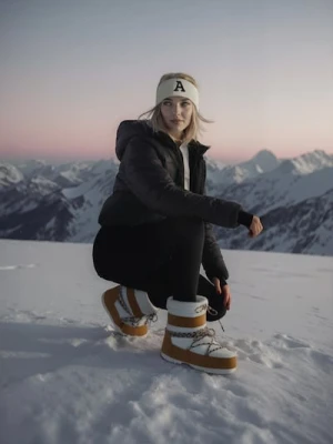 Sinsay - Kurtka puffer z kapturem - czarny