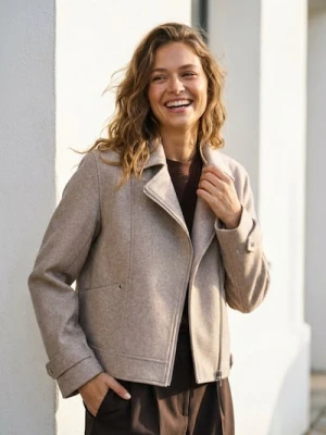 Sinsay - Kurtka ramoneska - beżowy