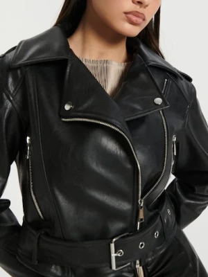 Sinsay - Kurtka ramoneska - czarny