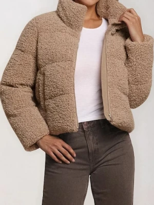 Sinsay - Kurtka teddy - brązowy