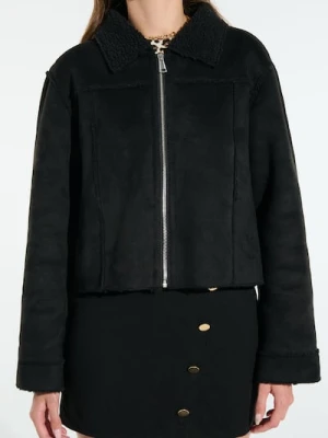 Sinsay - Kurtka teddy - czarny