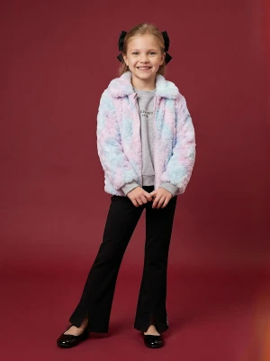 Sinsay - Kurtka z imitacji futra i efektem tie-dye - wielobarwny