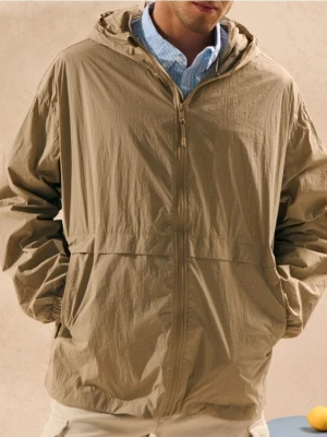 Sinsay - Kurtka z kapturem - beżowy