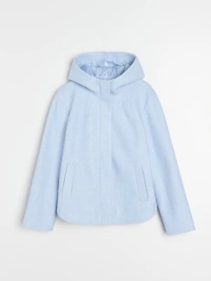 Sinsay - Kurtka z kapturem - błękitny