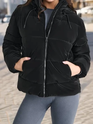 Sinsay - Kurtka z kapturem - czarny