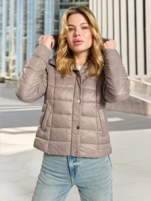 Sinsay - Kurtka z kapturem - fioletowy