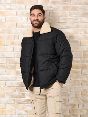 Sinsay - Kurtka z kołnierzem - czarny