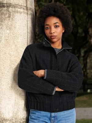 Sinsay - Kurtka ze stójką - czarny