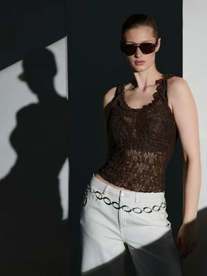 Sinsay - Łańcuszkowy pasek - srebrny