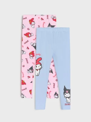 Sinsay - Legginsy 2 pack Kuromi - fioletowy