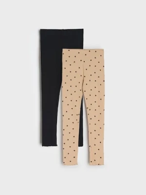 Sinsay - Legginsy 2 pack - wielobarwny