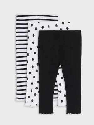 Sinsay - Legginsy 3 pack - biały