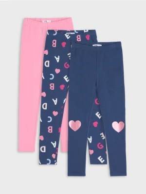 Zdjęcie produktu Sinsay - Legginsy 3 pack - wielobarwny