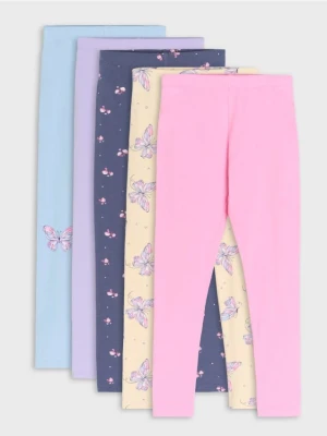 Sinsay - Legginsy 5 pack - wielobarwny