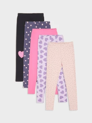 Sinsay - Legginsy 5 pack - wielobarwny