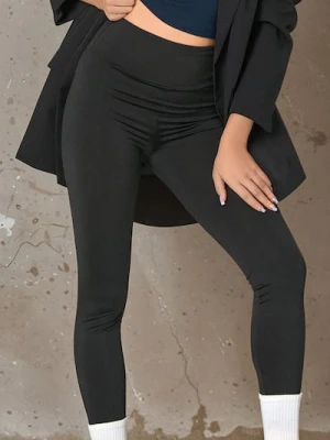 Sinsay - Legginsy - czarny