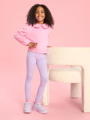 Sinsay - Legginsy - fioletowy