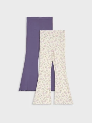 Sinsay - Legginsy flare 2 pack - wielobarwny