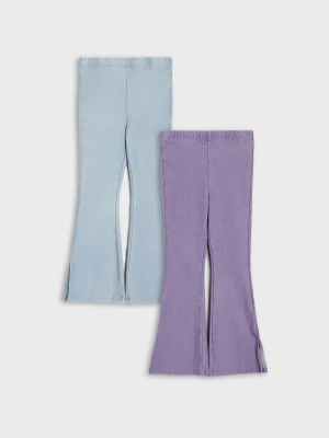 Sinsay - Legginsy flare 2 pack - wielobarwny