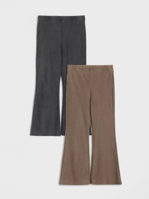 Sinsay - Legginsy flare 2 pack - wielobarwny