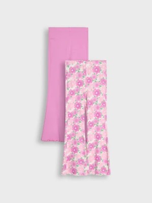 Sinsay - Legginsy flare 2 pack - wielobarwny