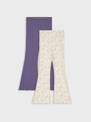 Sinsay - Legginsy flare 2 pack - wielobarwny