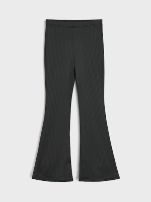 Sinsay - Legginsy flare - czarny