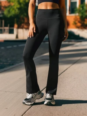 Zdjęcie produktu Sinsay - Legginsy flare GYM HARD - czarny
