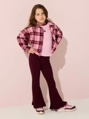 Sinsay - Legginsy flare z ozdobnymi falbanami 2 pack - wielobarwny