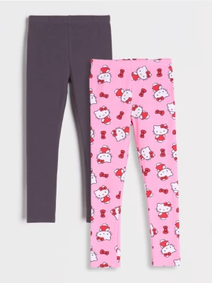 Sinsay - Legginsy Hello Kitty 2 pack - różowy