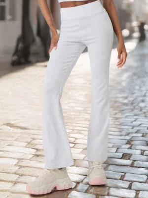 Zdjęcie produktu Sinsay - Legginsy HIGH WAIST z rozszerzaną nogawką - szary