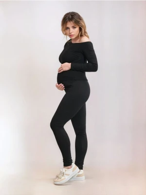 Zdjęcie produktu Sinsay - Legginsy MAMA - czarny